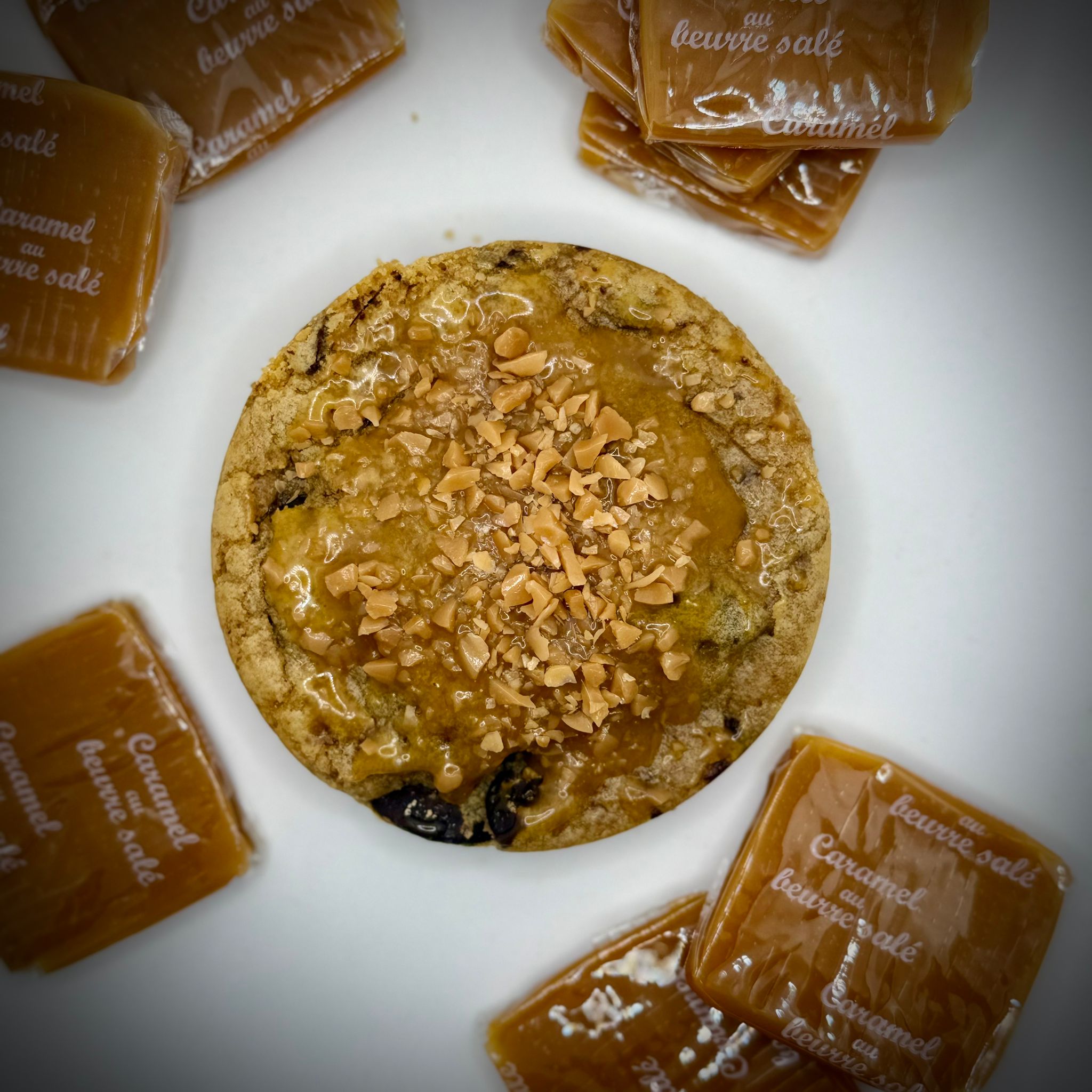Cookie Chocolat noir caramel beurre salé